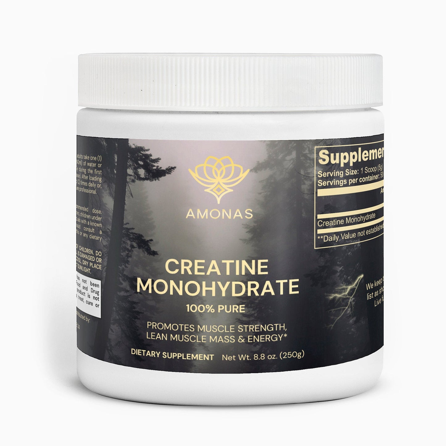 Amonas Creatine Monohydrate Powder