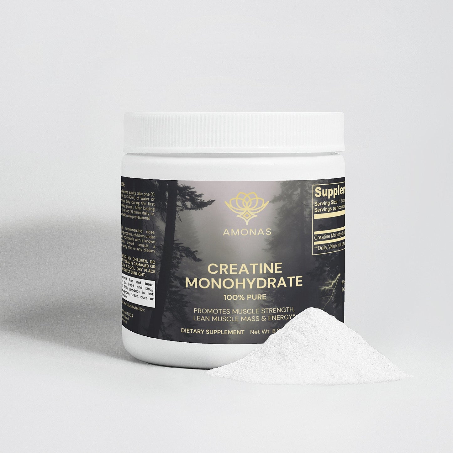 Amonas Creatine Monohydrate Powder
