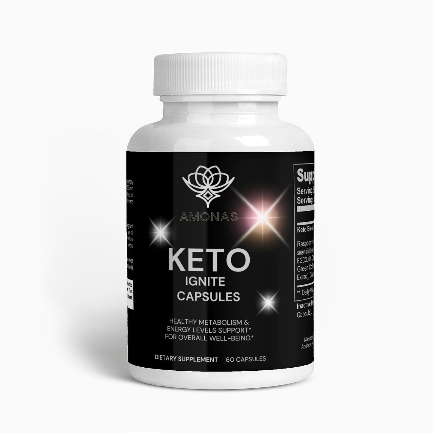 Amonas Keto Ignite Capsules - Natural 5-in-1 metabolism booster