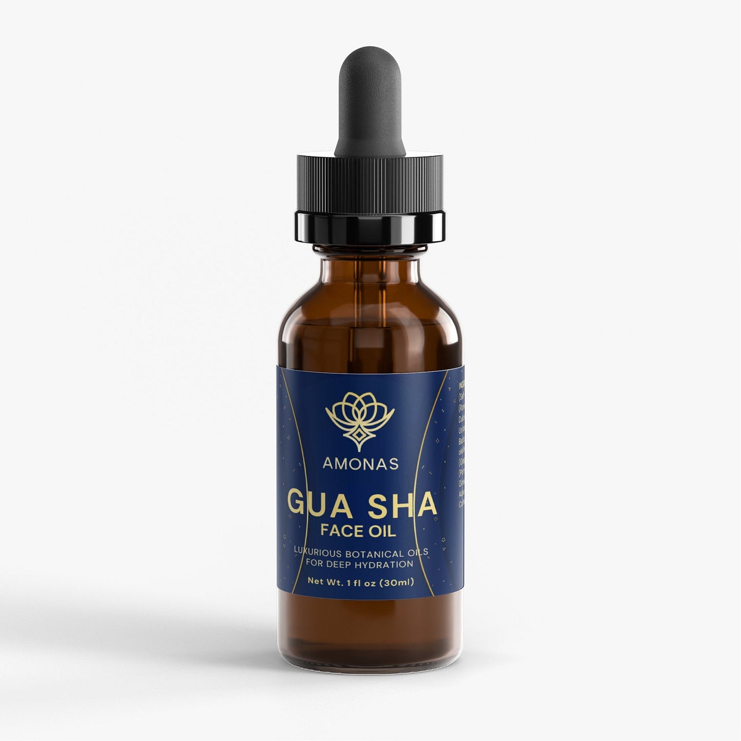 Face oil for gua sha - 100% natural Amonas Gua Sha Face Oil