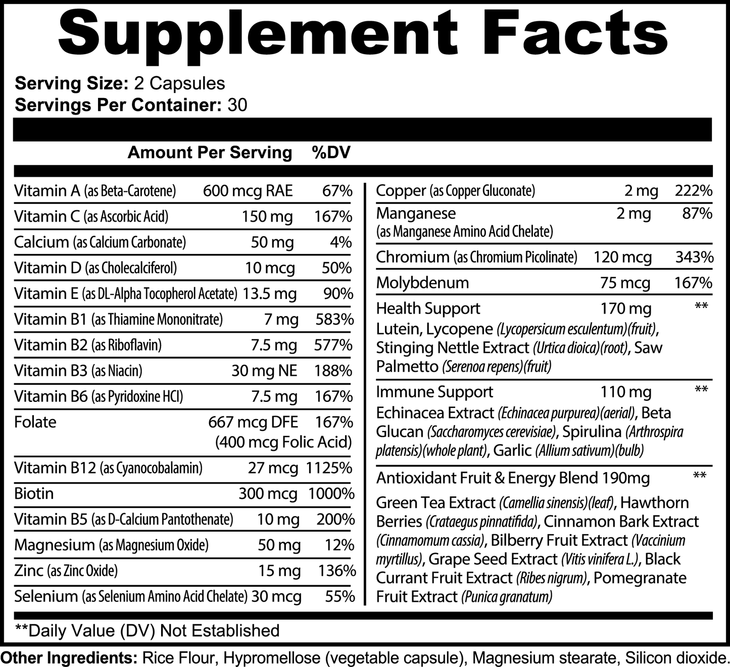 Amonas Multisport Complete Multivitamin Capsules