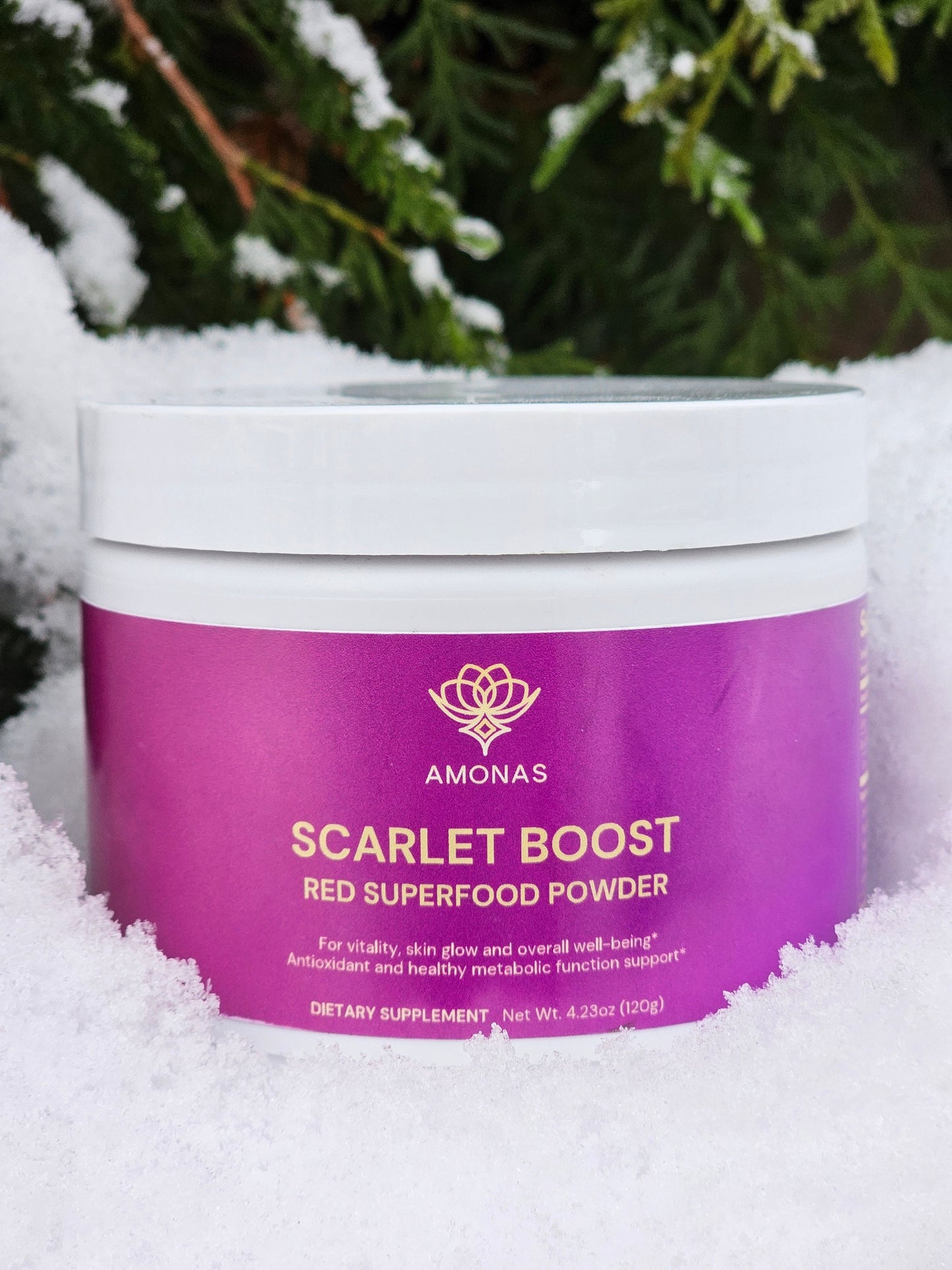 Amonas Scarlet Boost Red Superfood Powder