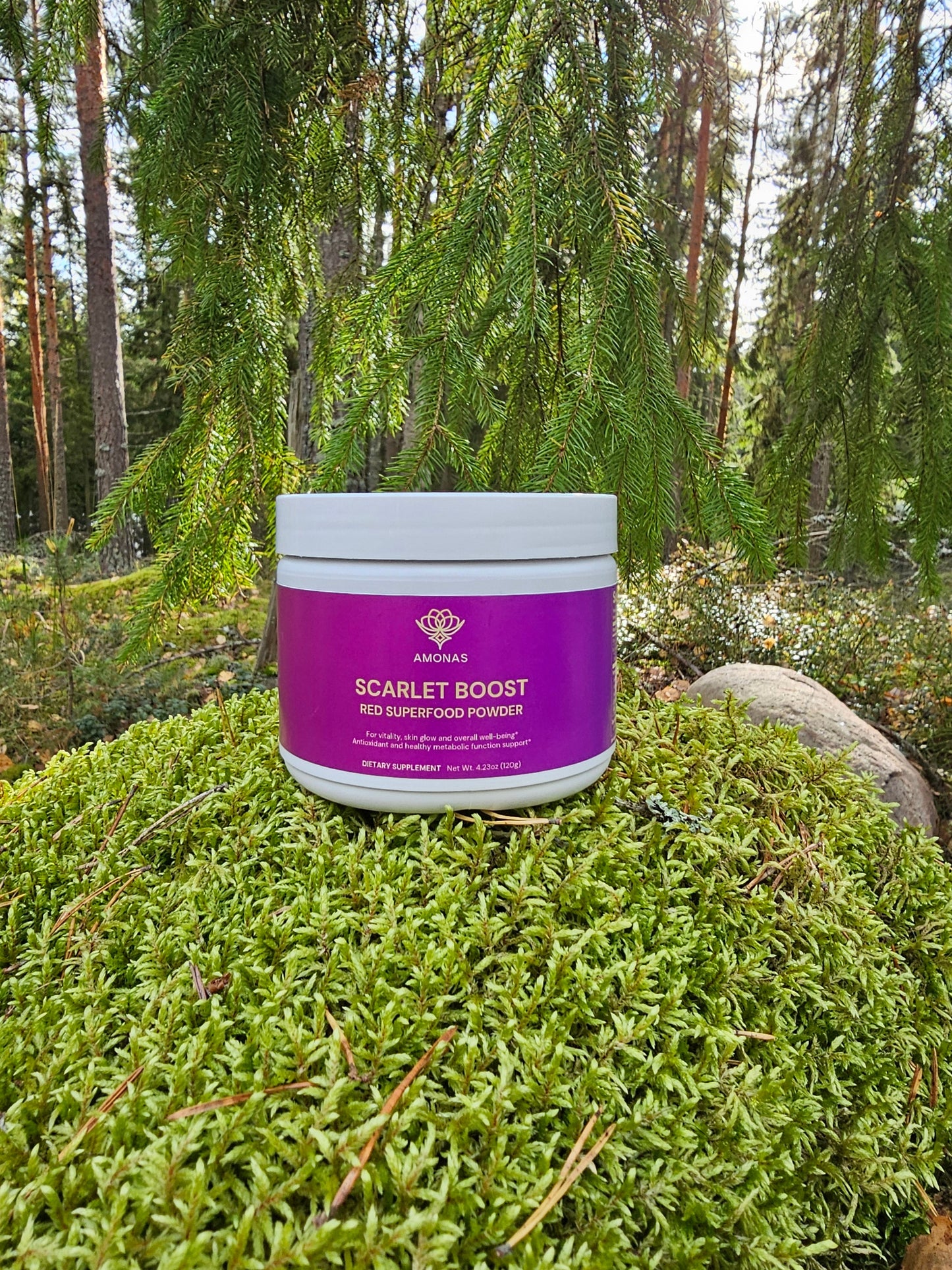 Amonas Scarlet Boost Red Superfood Powder