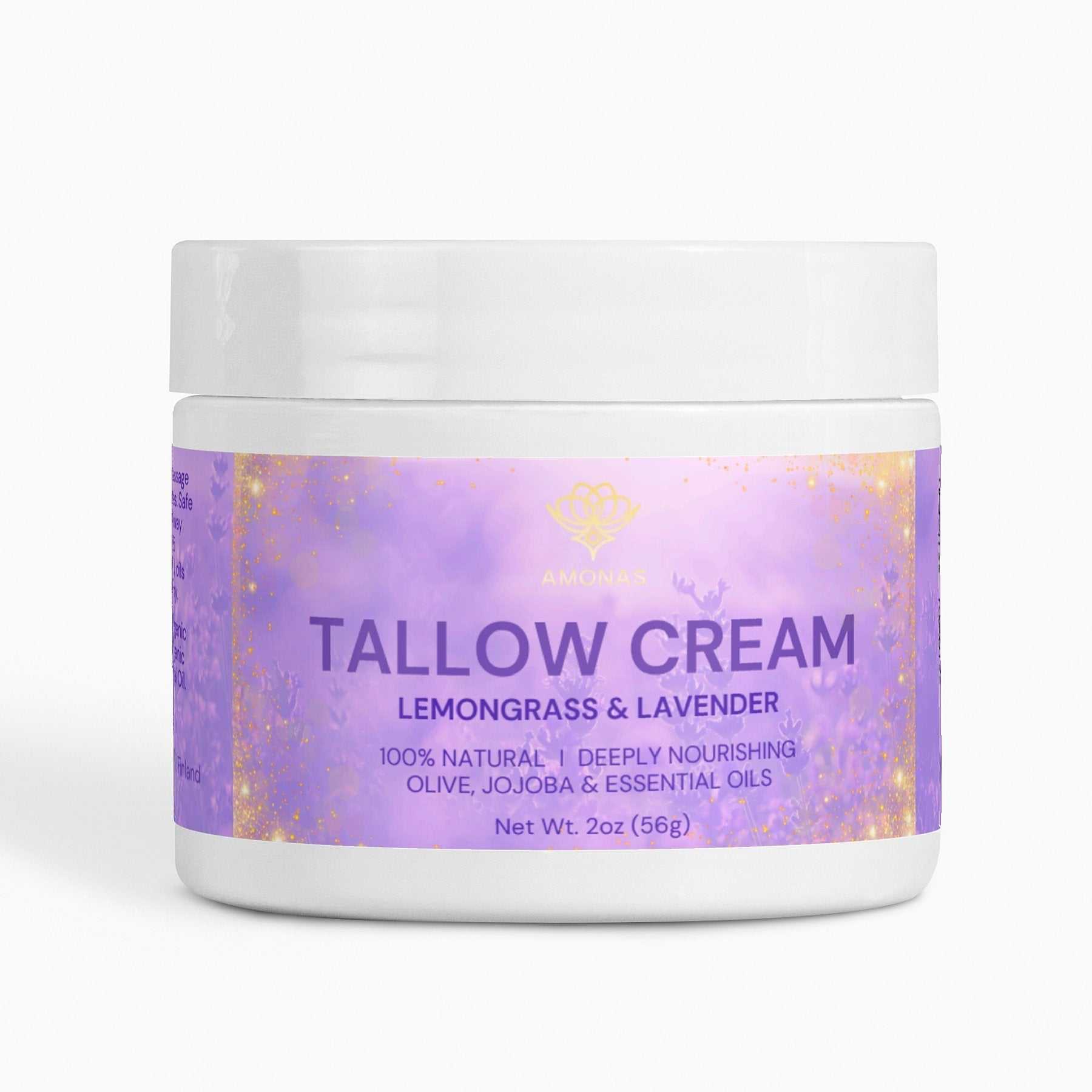 Amonas Tallow Cream Lemongrass & Lavender