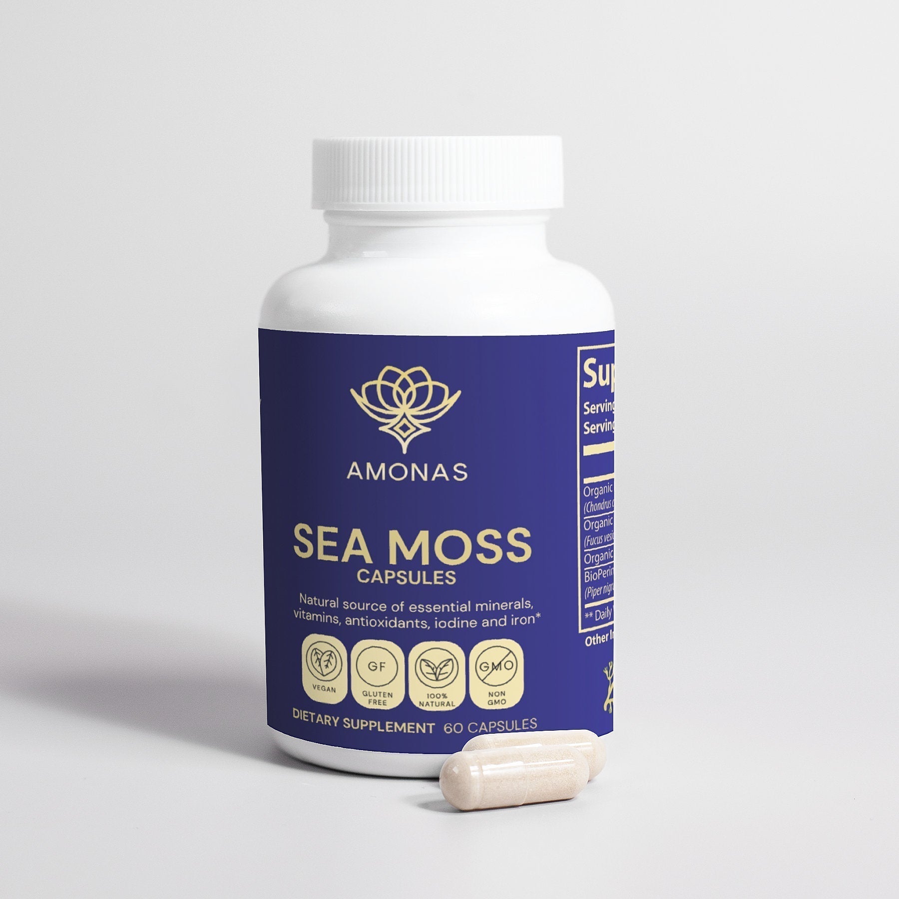 Amonas Sea Moss Capsules - Boost