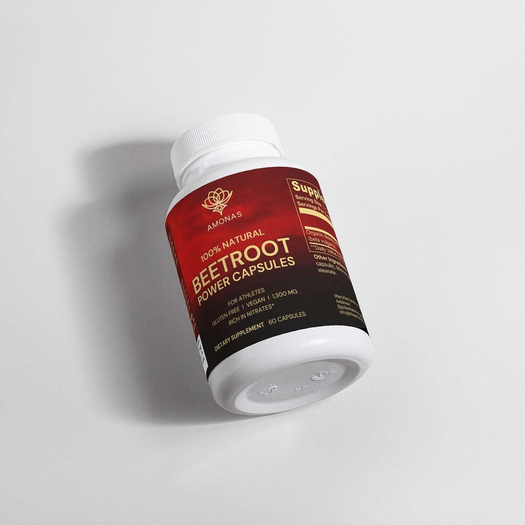 Amonas Beetroot Power Capsules 1300 mg