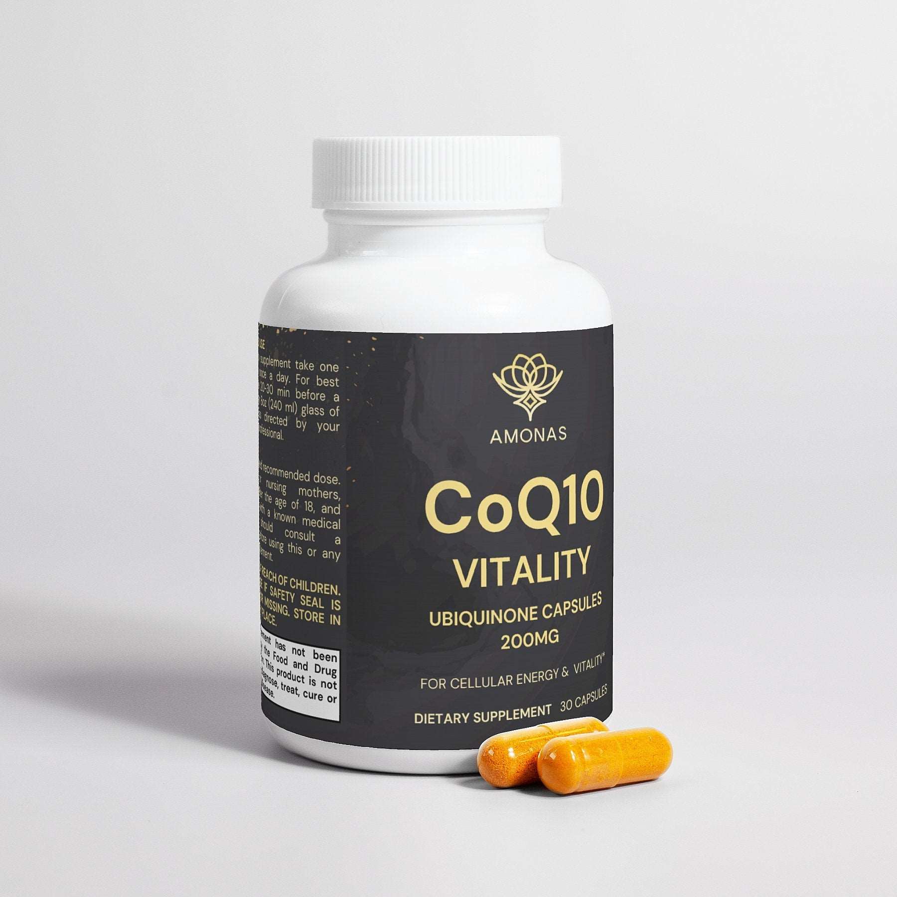 Amonas CoQ10 Vitality Ubiquinone Capsules