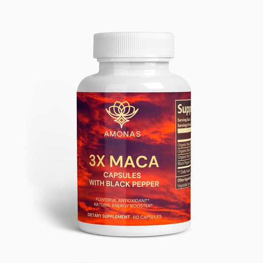 Amonas 3X Maca Capsules 1500mg