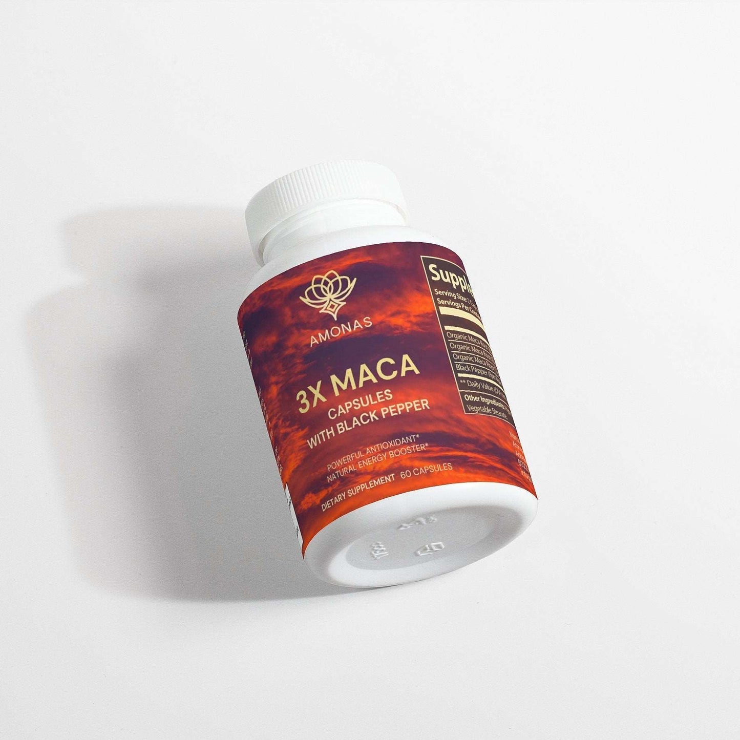 Amonas 3X Maca Capsules 1500mg