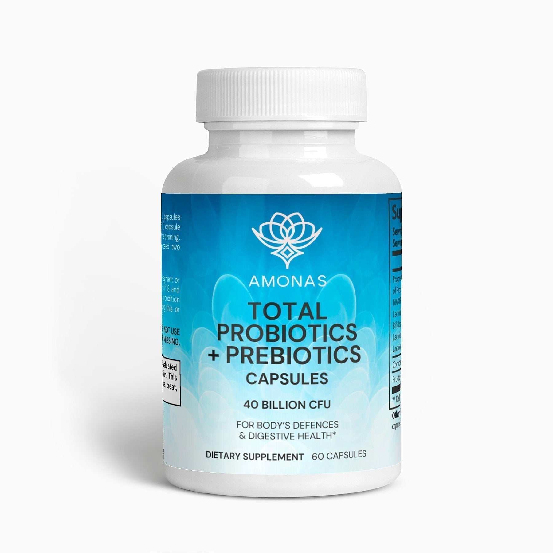 Amonas Total Probiotics + Prebiotics 40 Billion CFU