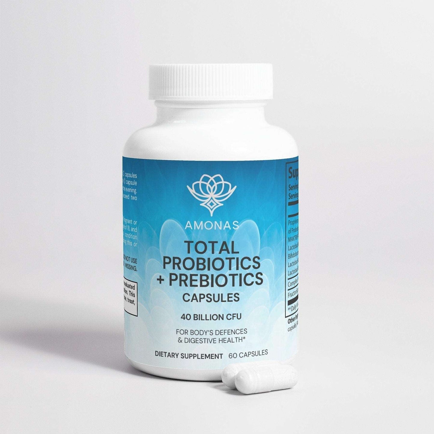 Amonas Total Probiotics + Prebiotics 40 Billion CFU