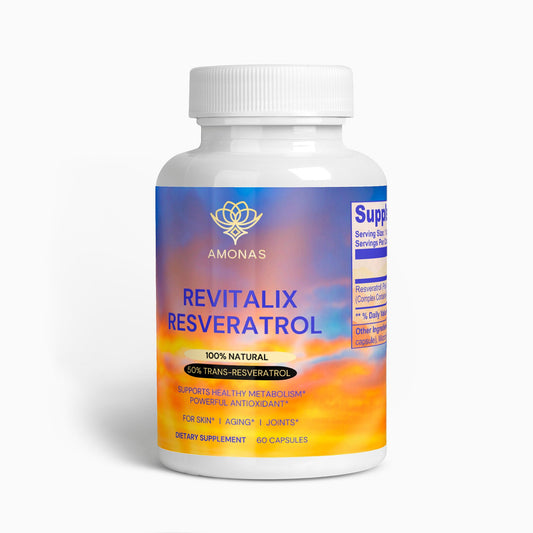 Amonas Revitalix Resveratrol Capsules 600mg