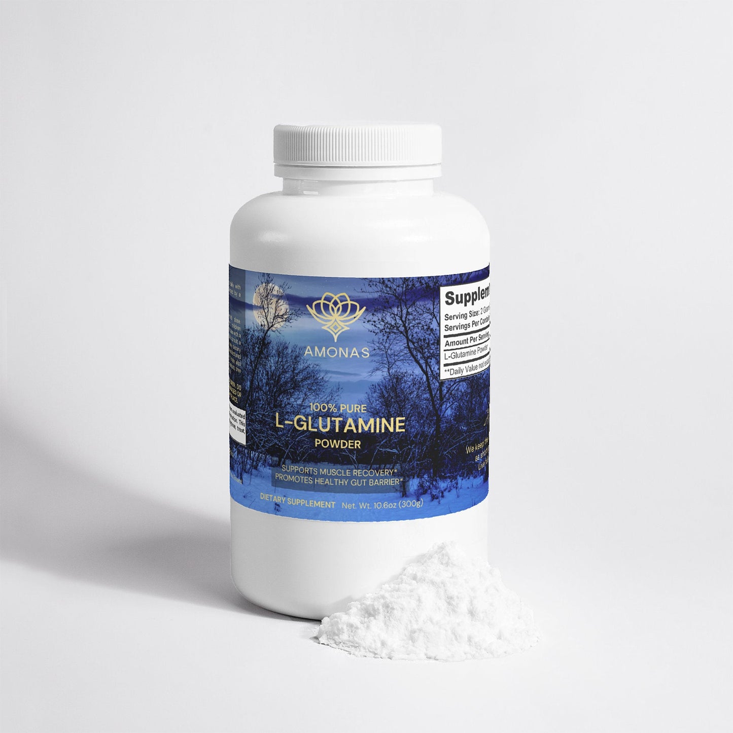 Glutamine and nothing else 🌿 Amonas L-Glutamine Powder - 100% Pure