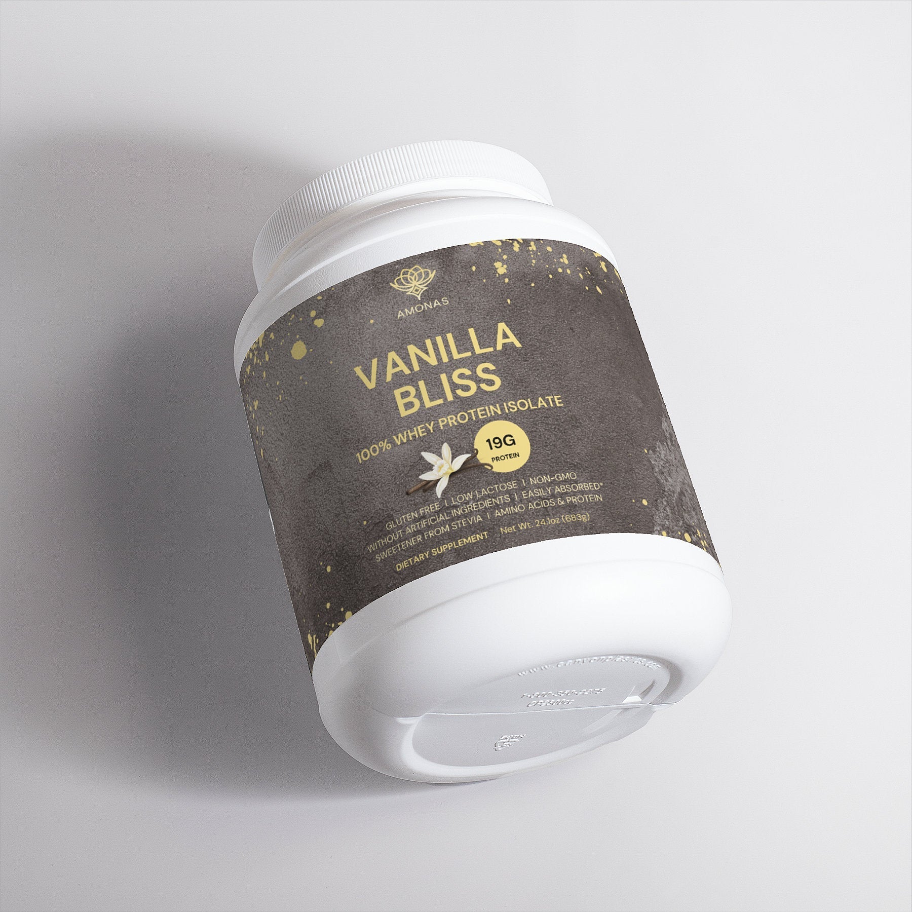 Whey Protein Isolate Vanilla - Amonas Vanilla Bliss 100% natural