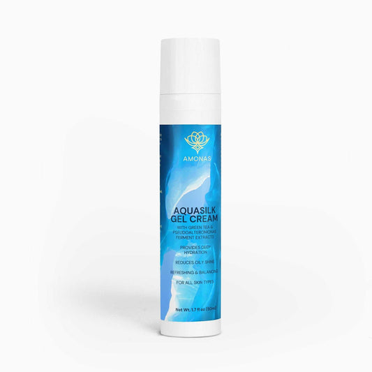 Moisturising gel for oily skin - Amonas AquaSilk Gel Cream