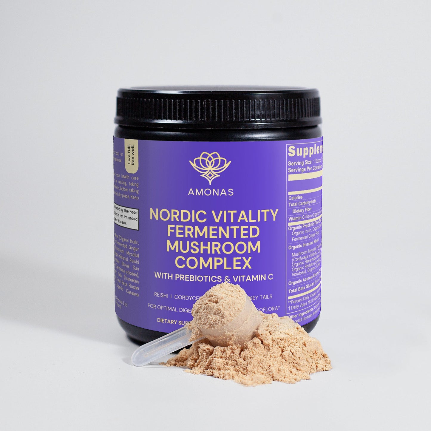 Amonas Nordic Vitality Fermented Mushroom Complex