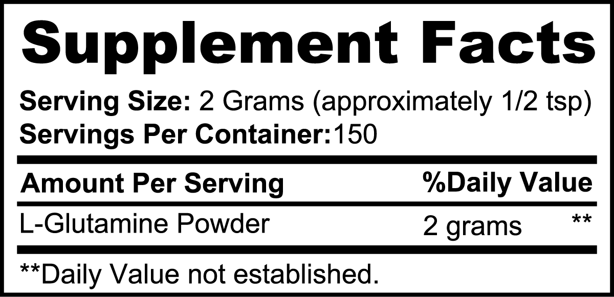 Amonas L-Glutamine Powder