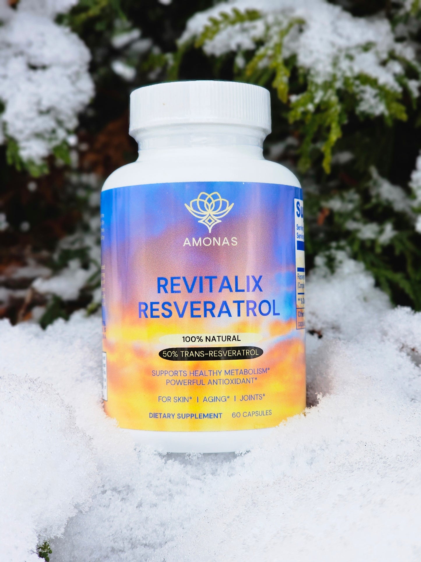 Amonas Revitalix Resveratrol Capsules 600mg