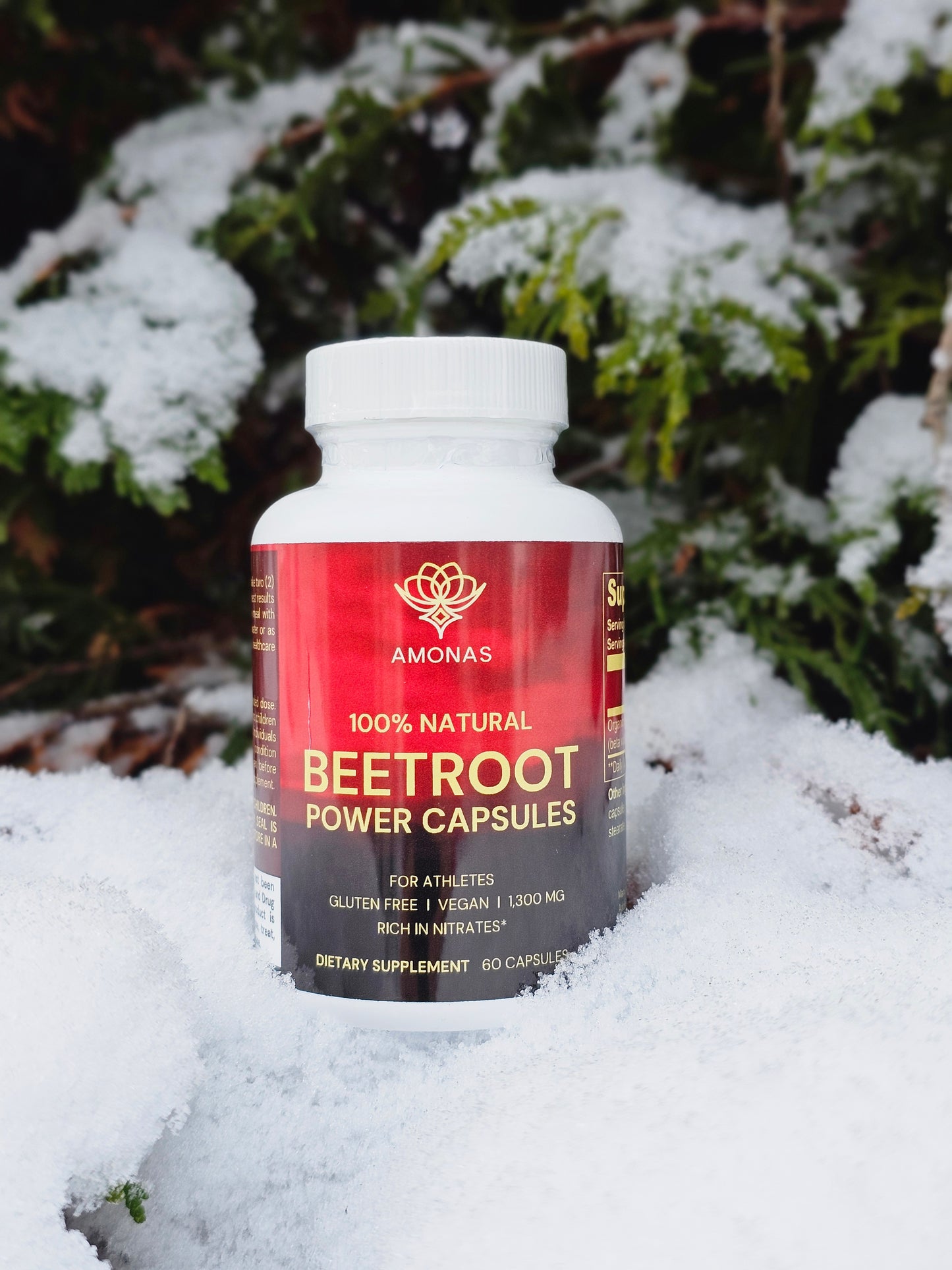 Amonas Beetroot Power Capsules 1300 mg