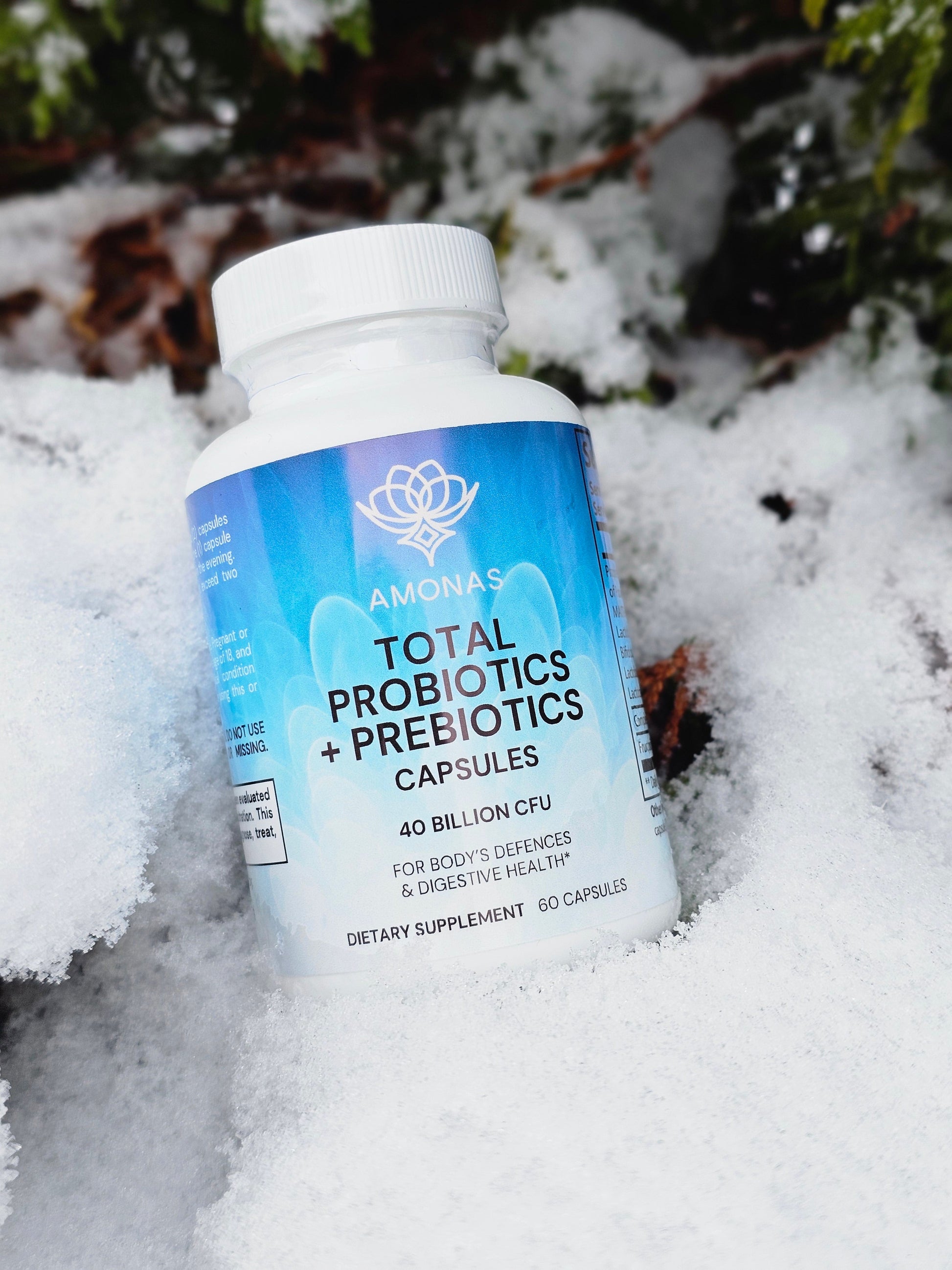 Amonas Total Probiotics + Prebiotics 40 Billion CFU