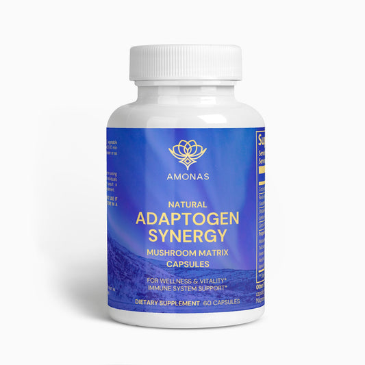 Amonas 10 Mushroom Complex Capsules bottle front