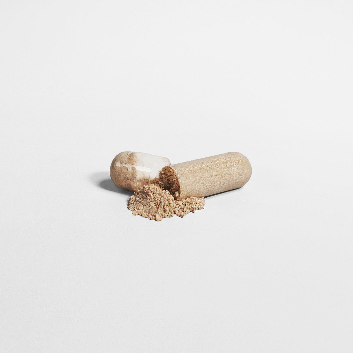 Amonas 10 Mushroom Complex Capsules open capsule